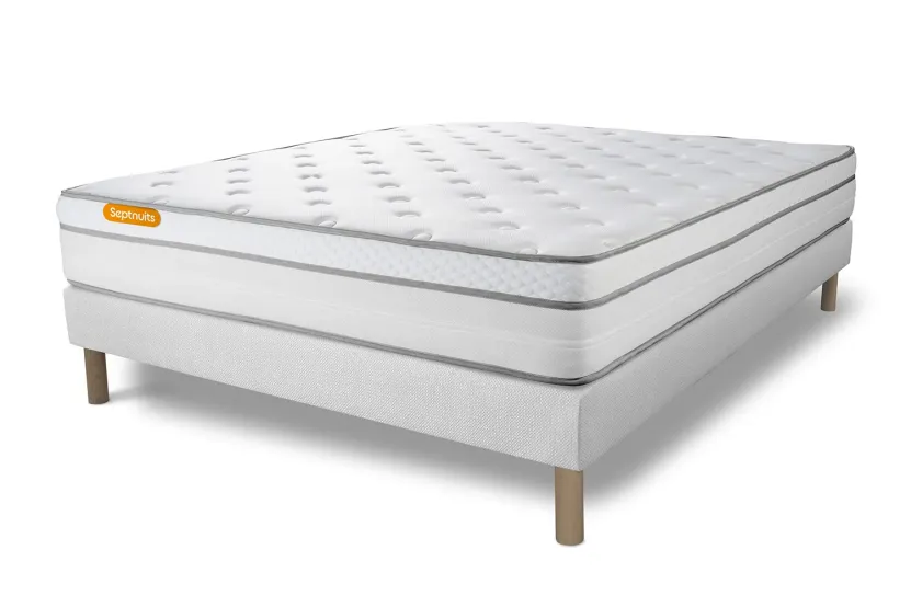 Ensemble Matelas Sommier 140x200 cm - Memo Luxe