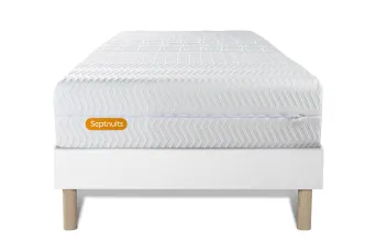 Ensemble Matelas Sommier 90x190 cm - Memo Bio