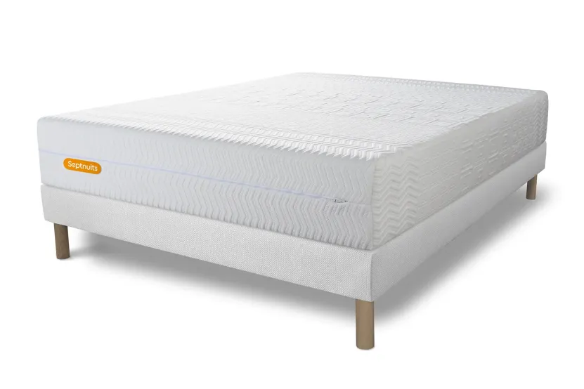 Ensemble Matelas Sommier 140x190 cm - Memo Bio