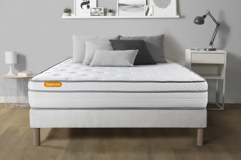 Ensemble Matelas Sommier 140x200 cm - Memo Luxe