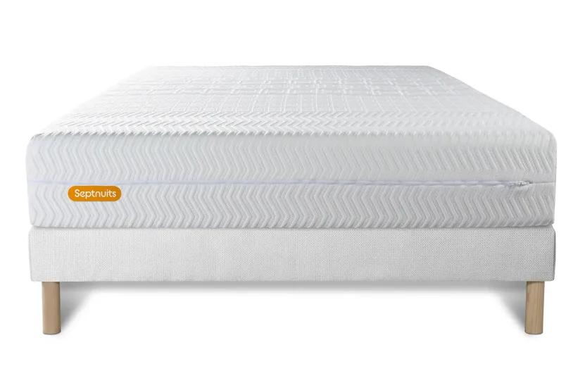 Ensemble Matelas Sommier 140x190 cm - Memo Bio