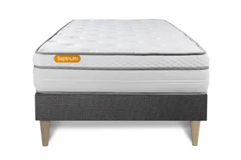 Ensemble Matelas Sommier 90x190 cm - Memo Luxe